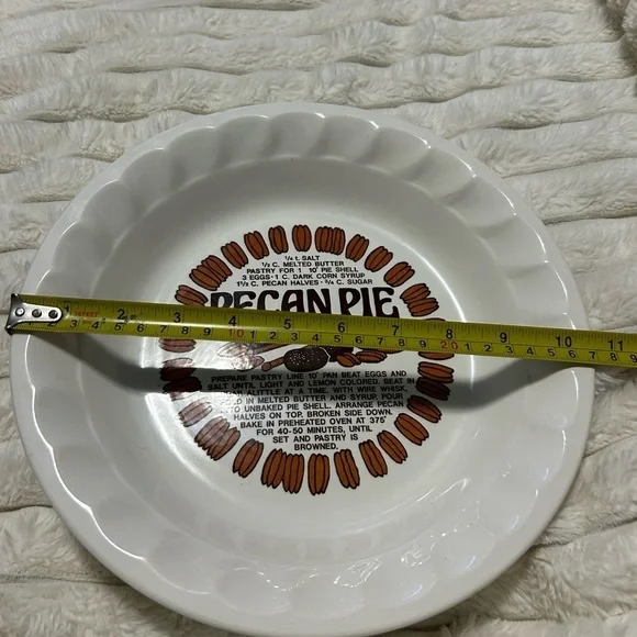 Pecan Pie Recipe Plate - Picture 6 of 6